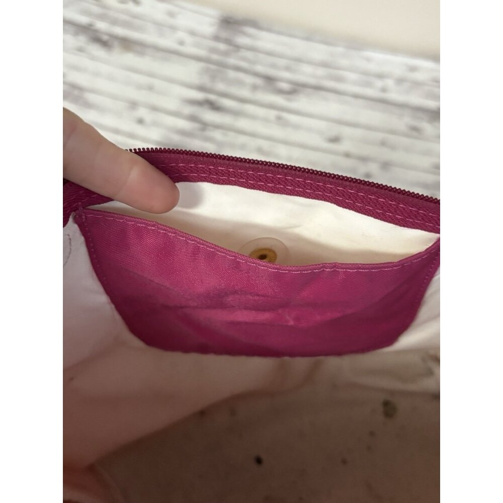 Longchamp Pink Raspberry Handbag Le Pliage Tote Bag Small - Picture 12 of 16